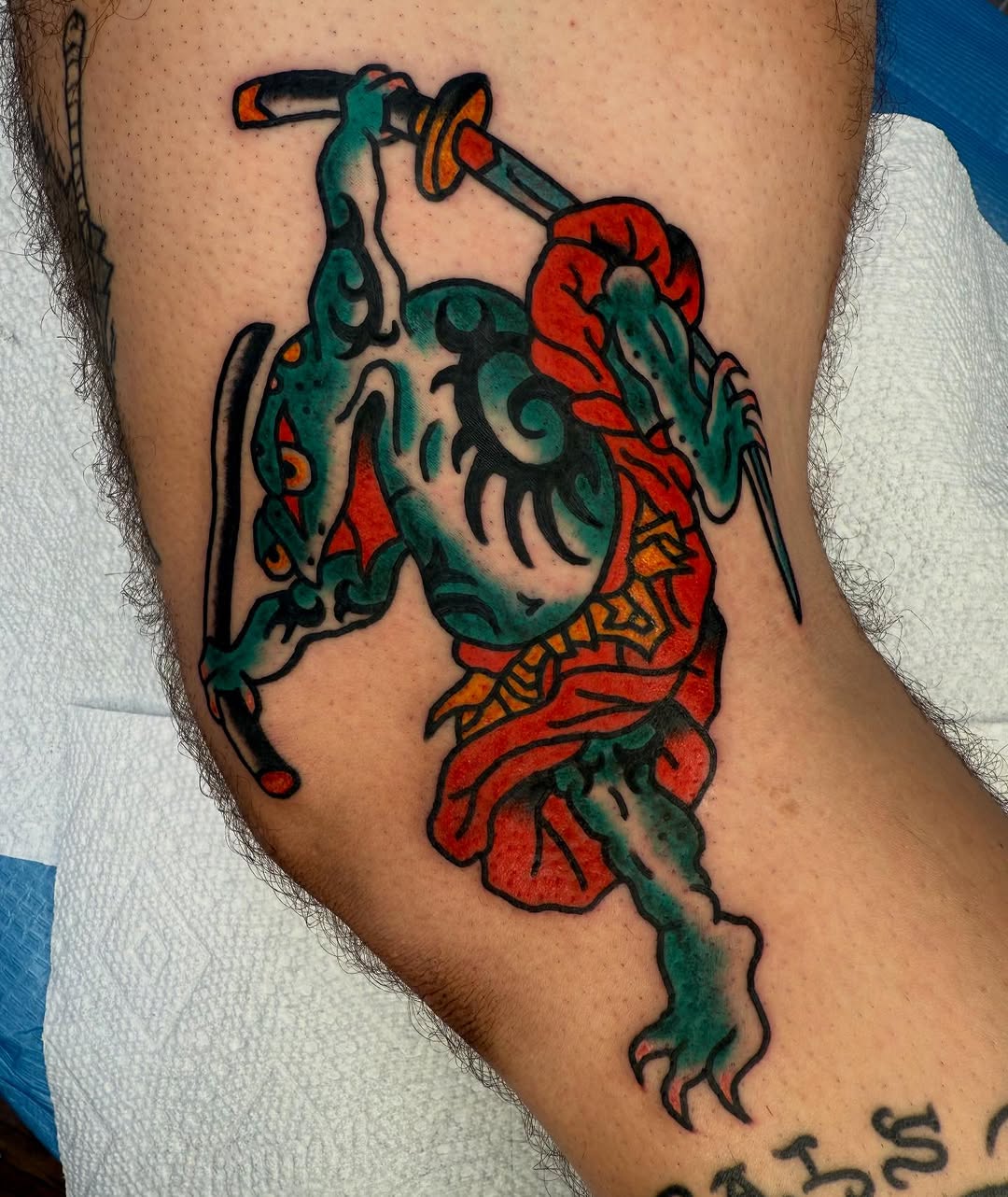 Tattoo by @victorialagano — japanese_irezumi, american_traditional