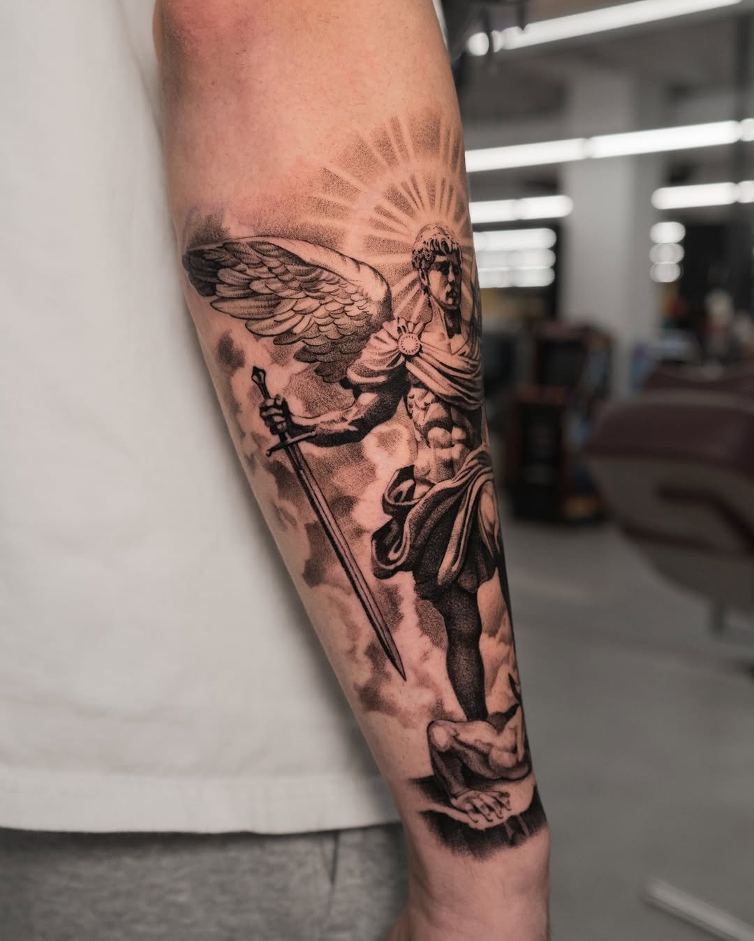 Tattoo by @mateo_tats — black_and_grey, realism