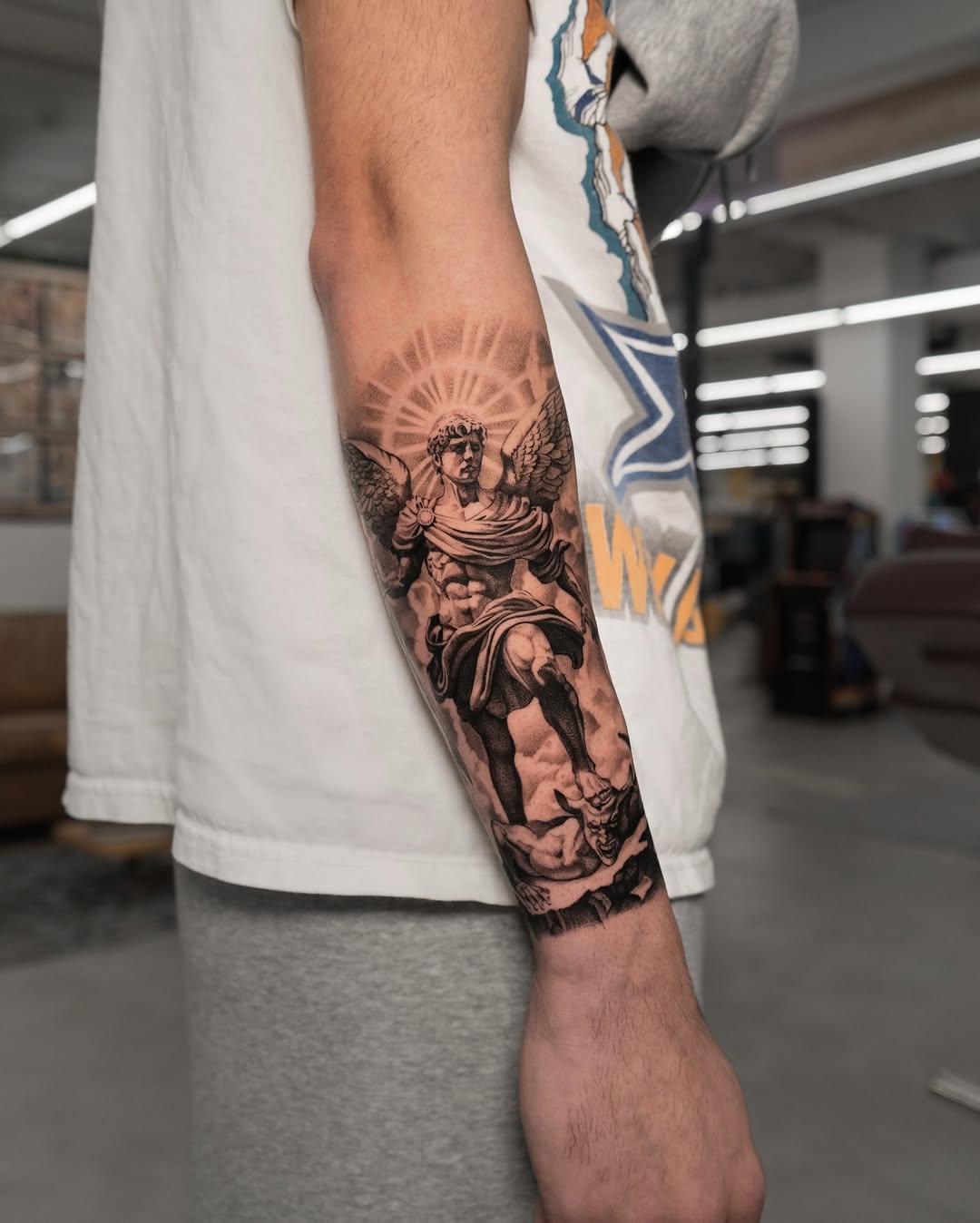 Tattoo by @mateo_tats — black_and_grey, realism