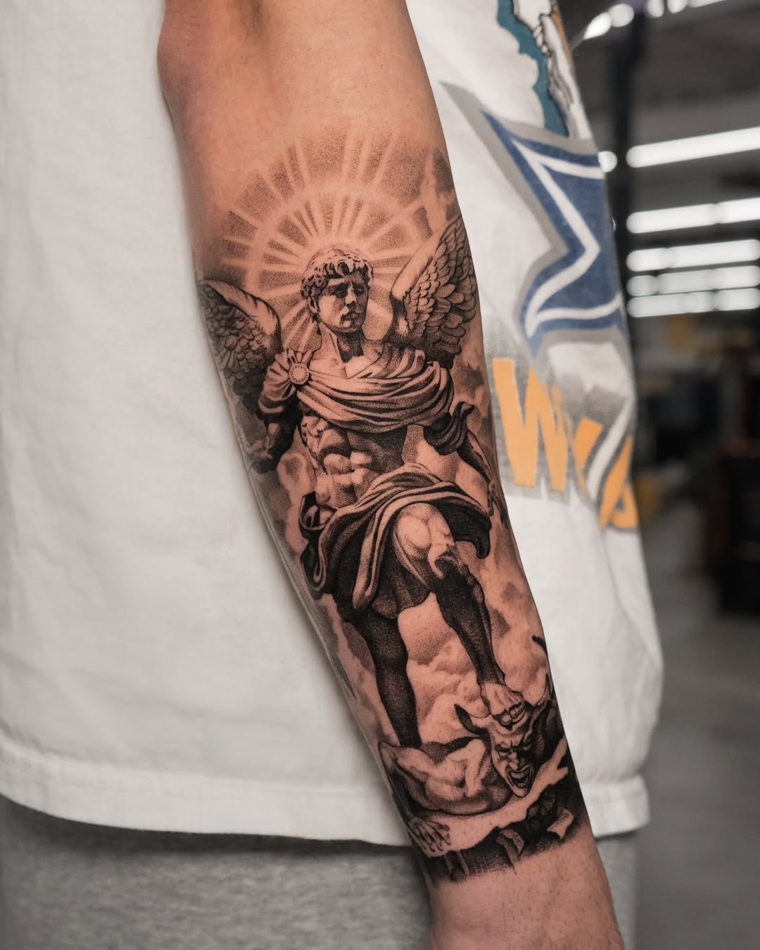 Tattoo by @mateo_tats — black_and_grey, realism