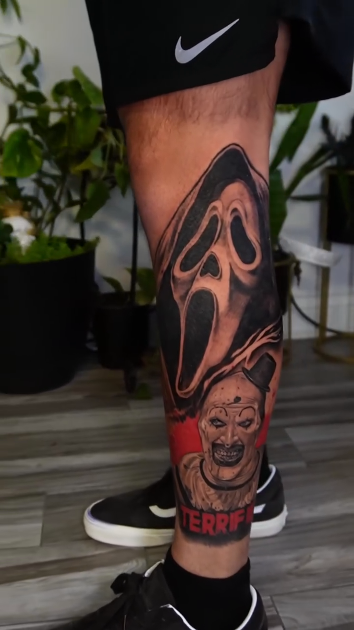 Tattoo by @rico_tattoos.3 โ illustrative, horror