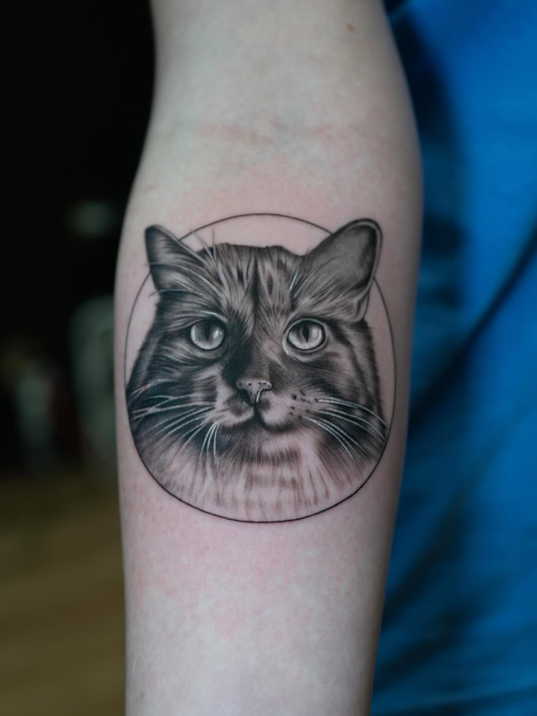 Tattoo by @tats.angel β realism, black_and_grey