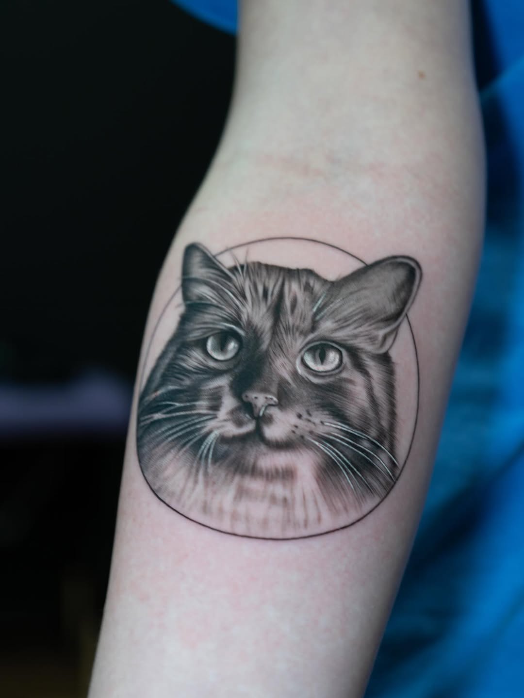 Tattoo by @tats.angel β realism, black_and_grey