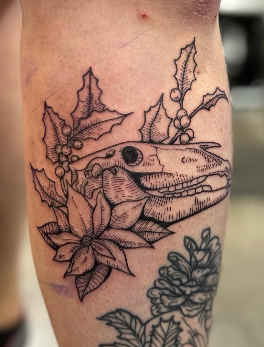 Tattoo by @natjohnson.tattoos โ black_and_grey