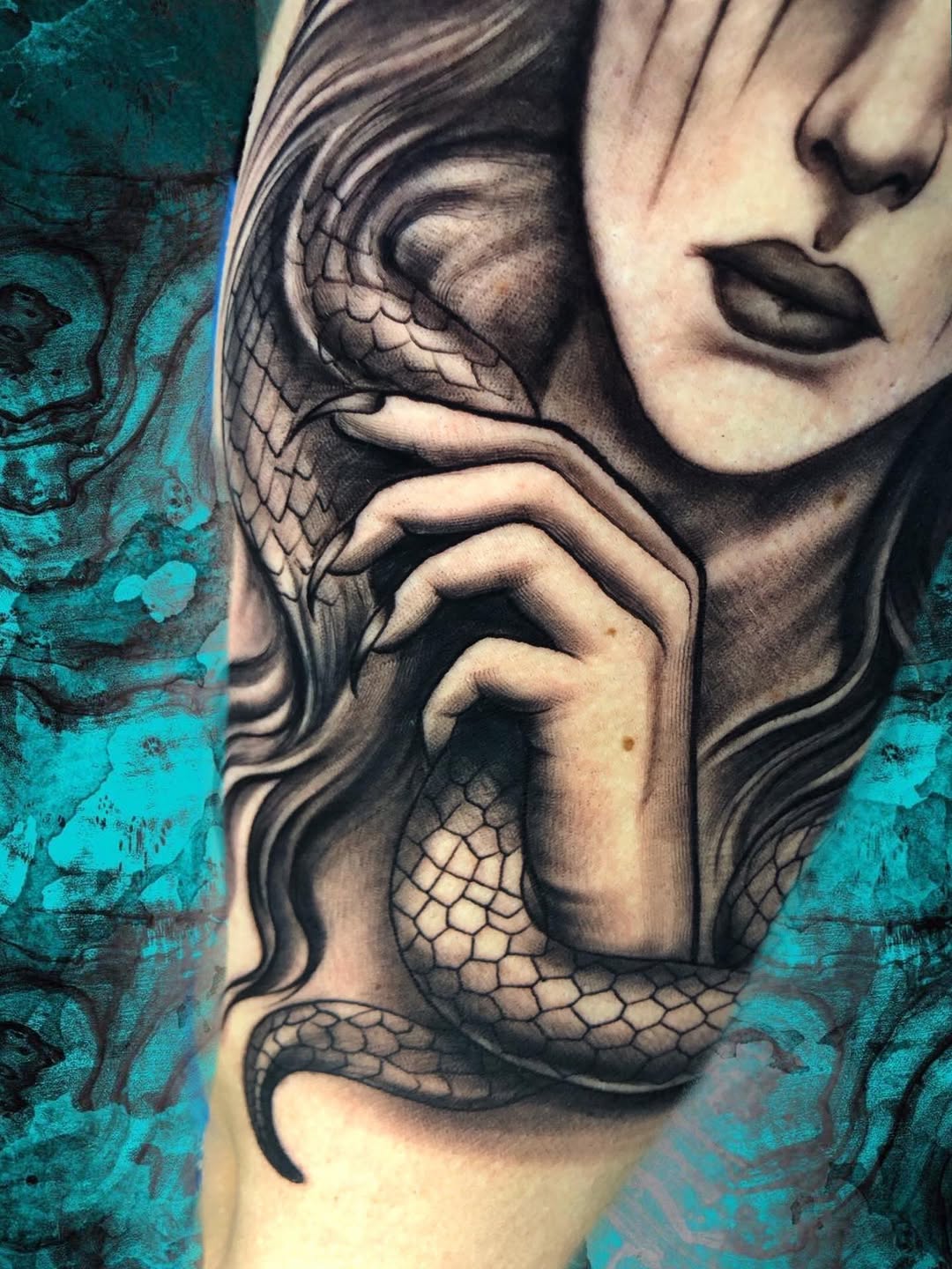 Tattoo by @chautattoo_ โ realism, dark_realism