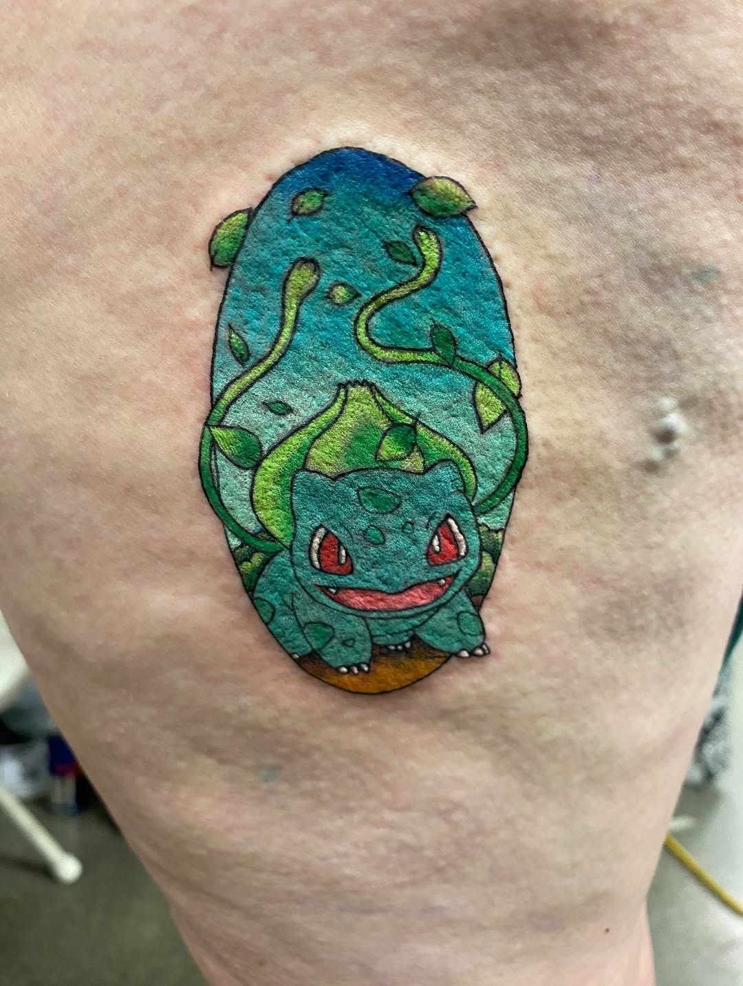 Tattoo by @heidihoodtattoos — new_school, anime
