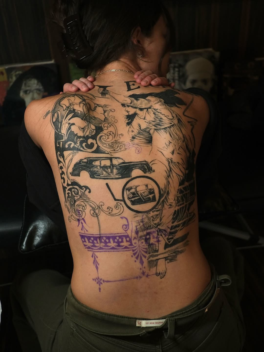 Tattoo by @zanereti — black_and_grey
