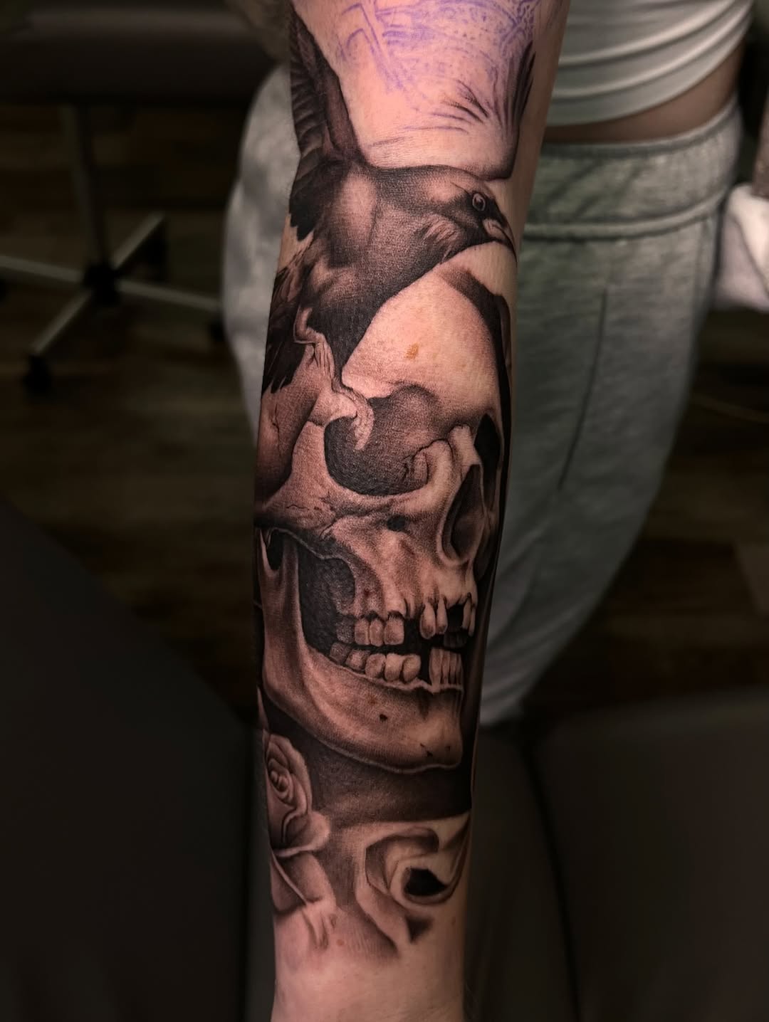 Tattoo by @meretattoos β realism, black_and_grey