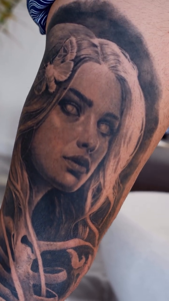 Tattoo by @joyboytattoos โ black_and_grey, realism