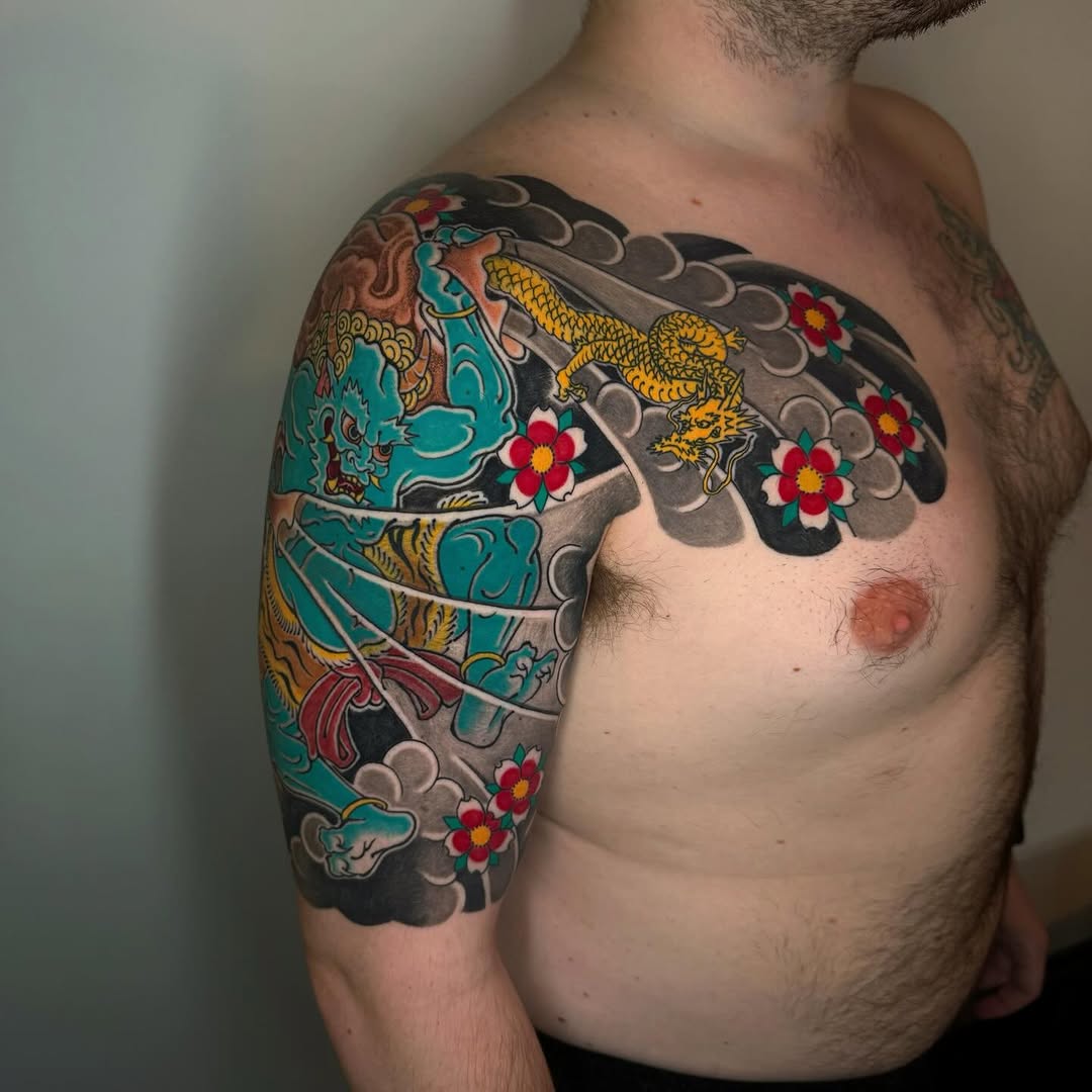 Tattoo by @horihan666 — japanese_irezumi, blackwork