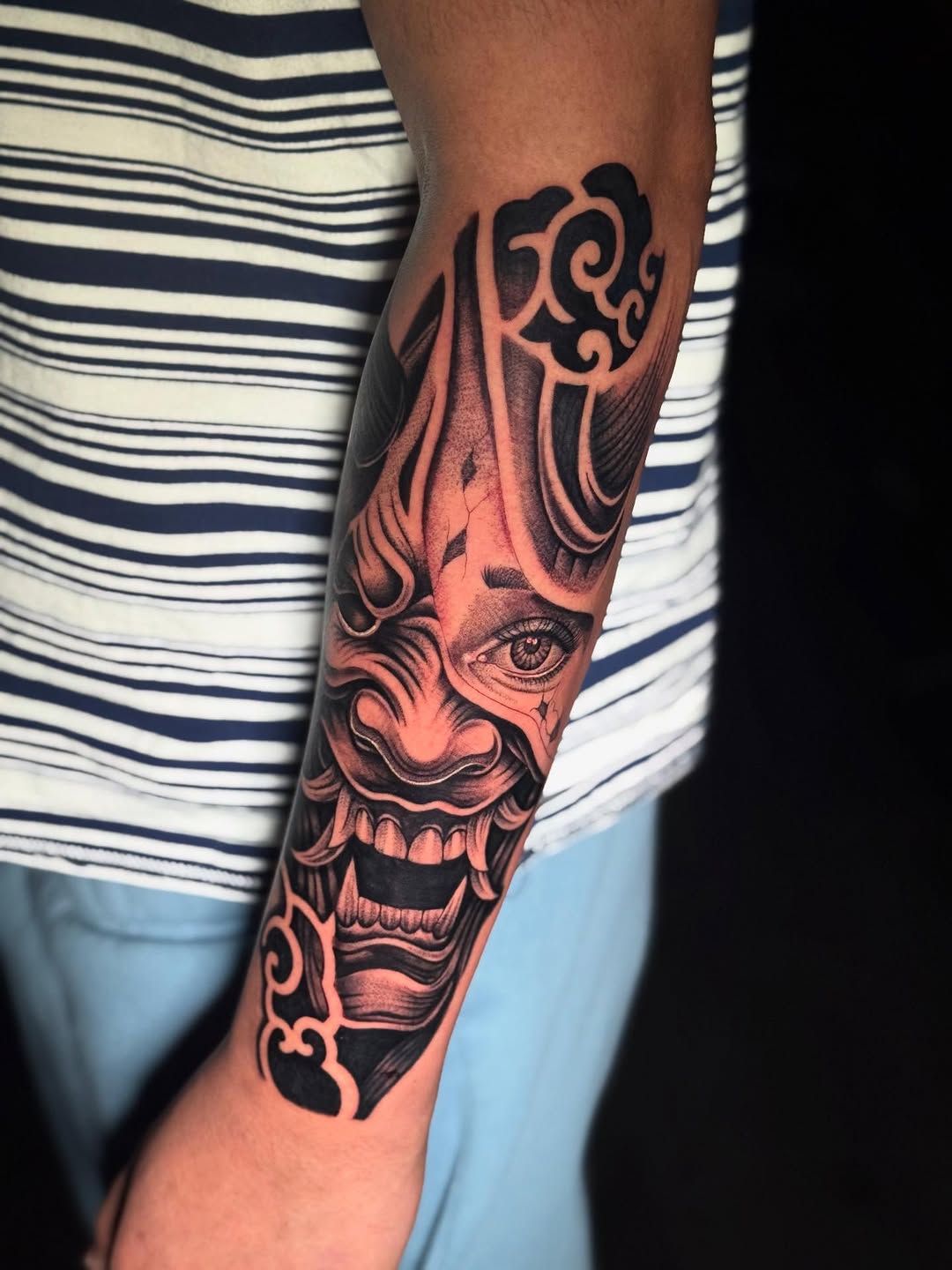 Tattoo by @smarun9tattoo — japanese_irezumi, black_and_grey