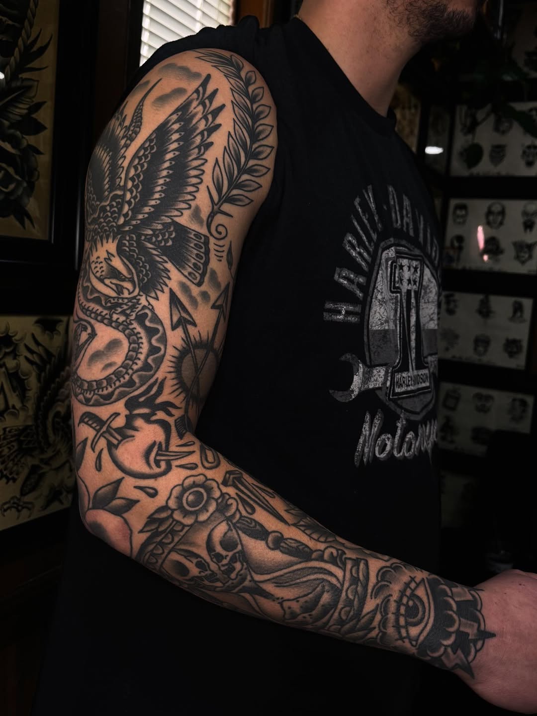 Tattoo by @ryanengels_tattoo — american_traditional, black_and_grey