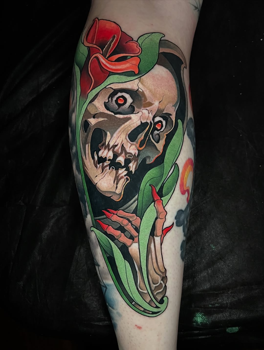 Tattoo by @tattoosbyskyler — illustrative, dark_realism