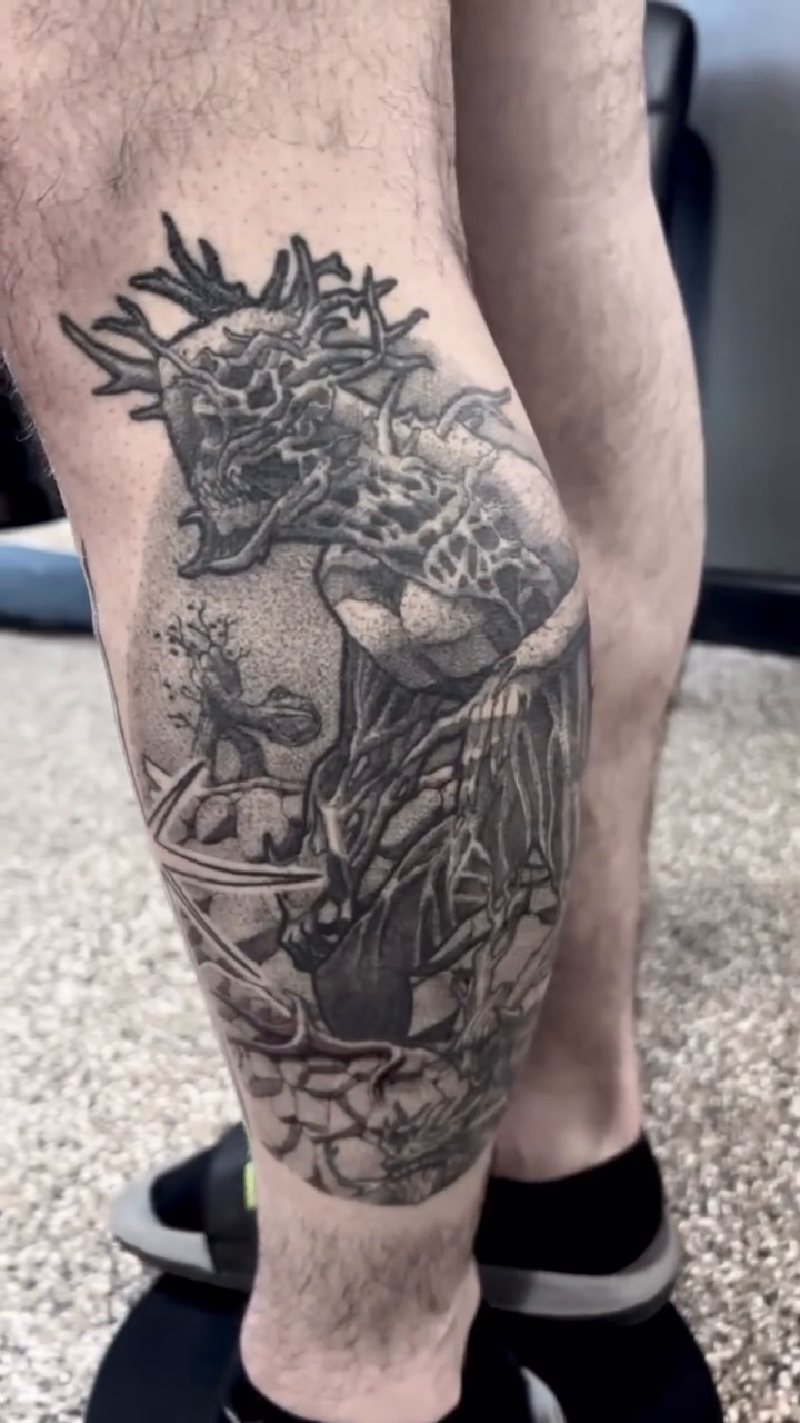 Tattoo by @romanbutryy — realism, black_and_grey