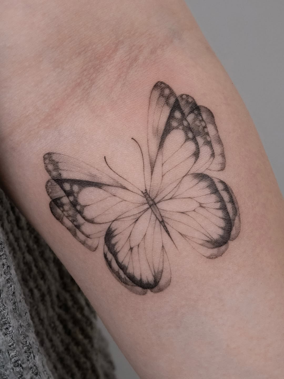 Tattoo by @junh_tattoo β fine_line, black_and_grey