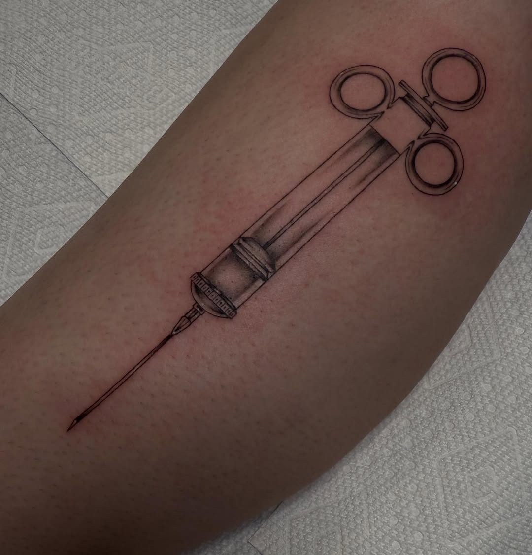 Tattoo by @inkedbykz — black_and_grey, realism