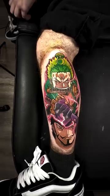 Tattoo by @jettskii_jitt_ — anime
