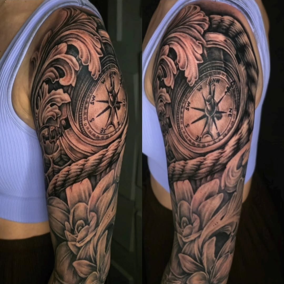 Tattoo by @junkyardyouth — realism, black_and_grey