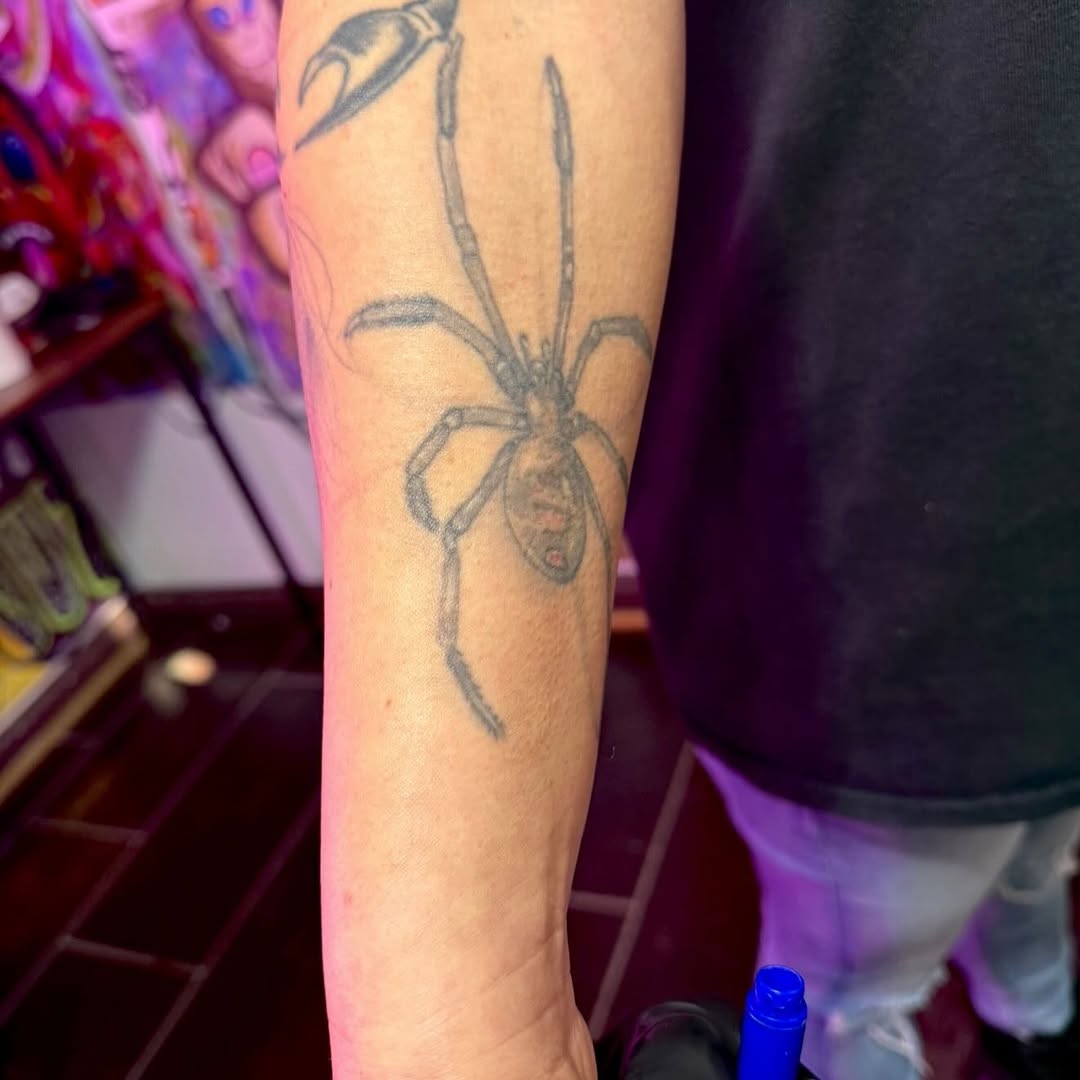 Tattoo by @barbedwireinktattoos โ black_and_grey, realism
