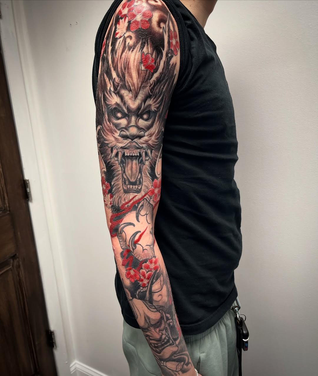 Tattoo by @wildroottattoo — japanese_irezumi, illustrative