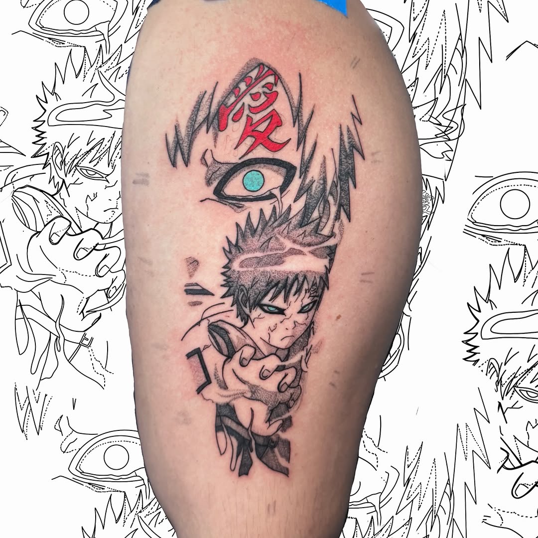 Tattoo by @emiliod_tattoo — anime