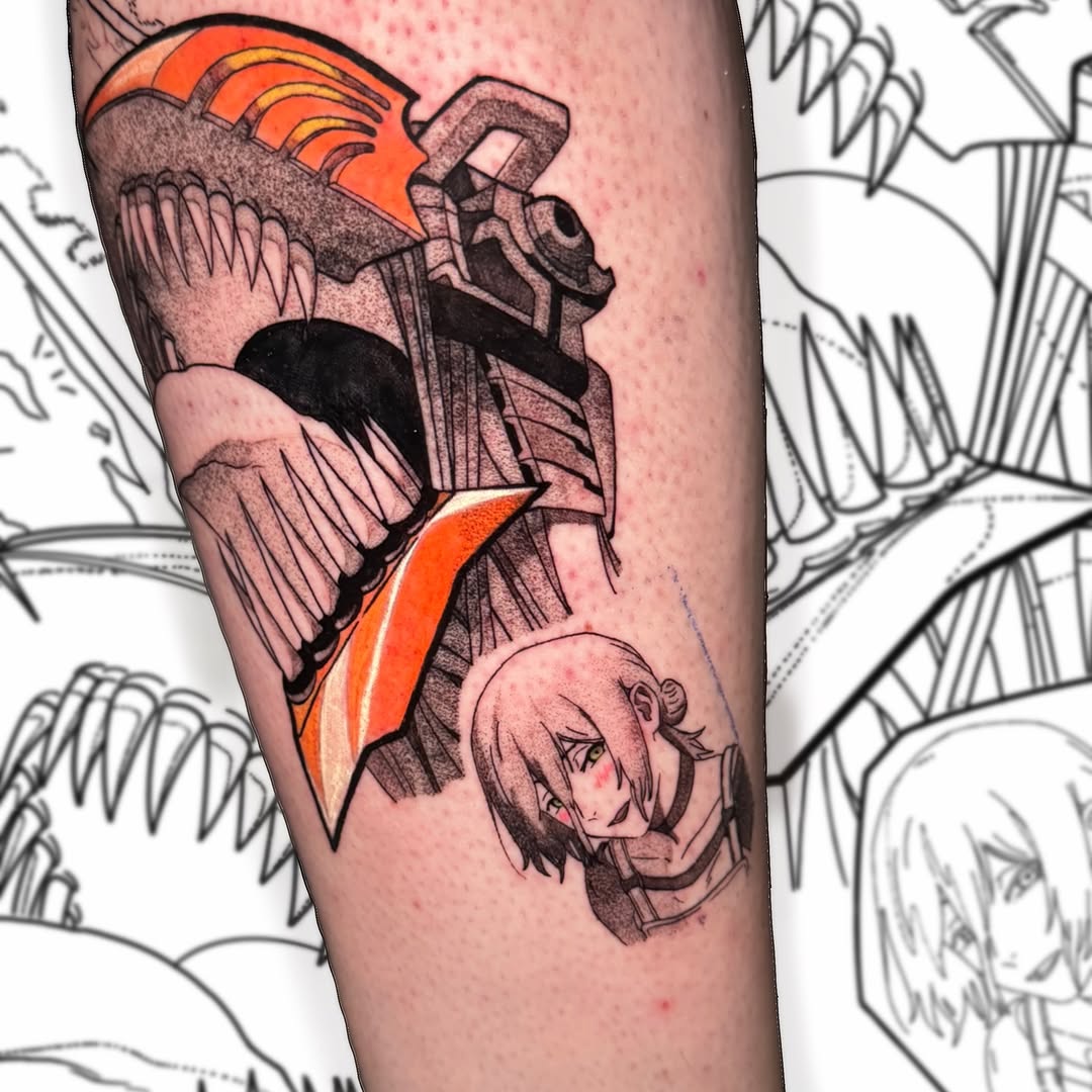 Tattoo by @emiliod_tattoo — anime
