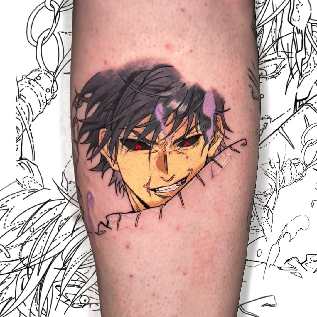 Tattoo by @emiliod_tattoo — anime
