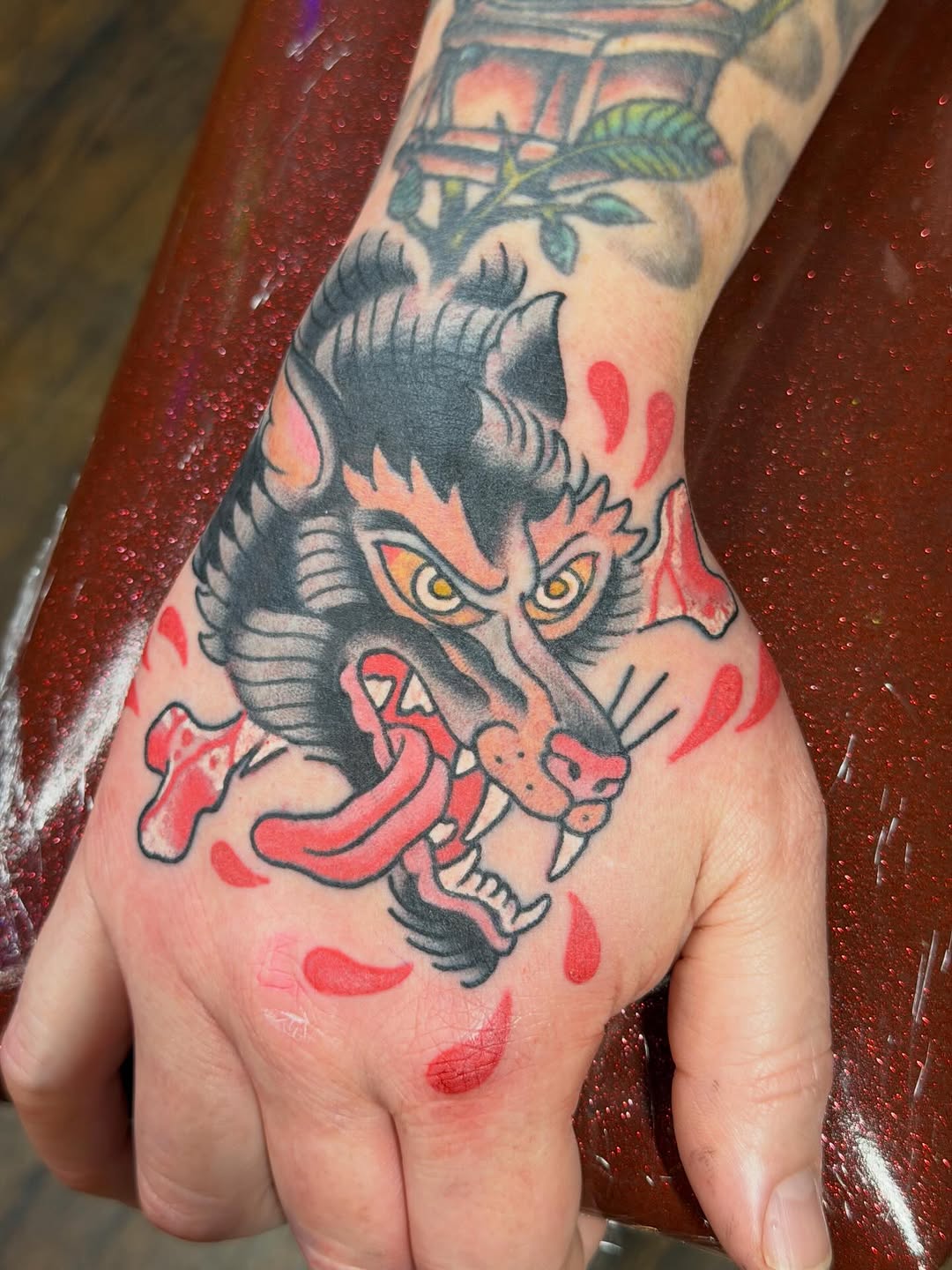 Tattoo by @cyborgbrains — american_traditional