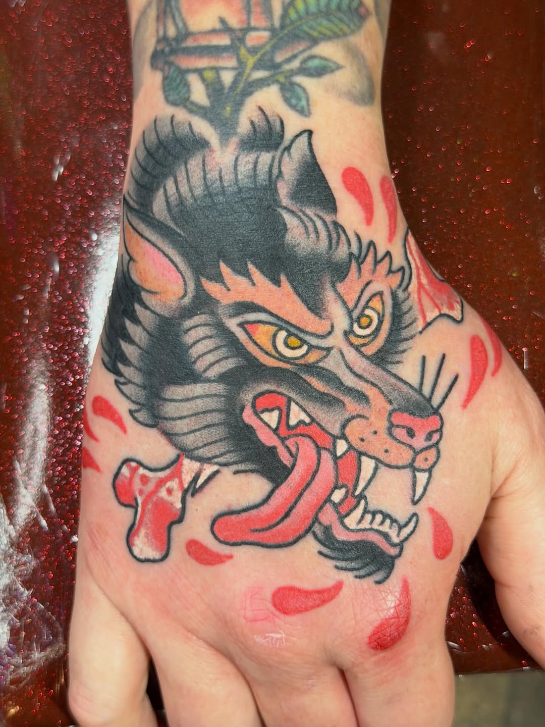 Tattoo by @cyborgbrains — american_traditional