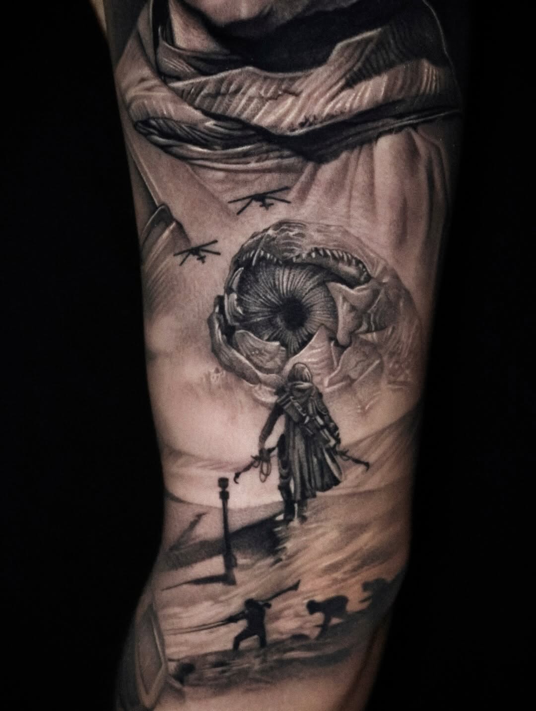 Tattoo by @linyurentattoo — realism, dark_realism