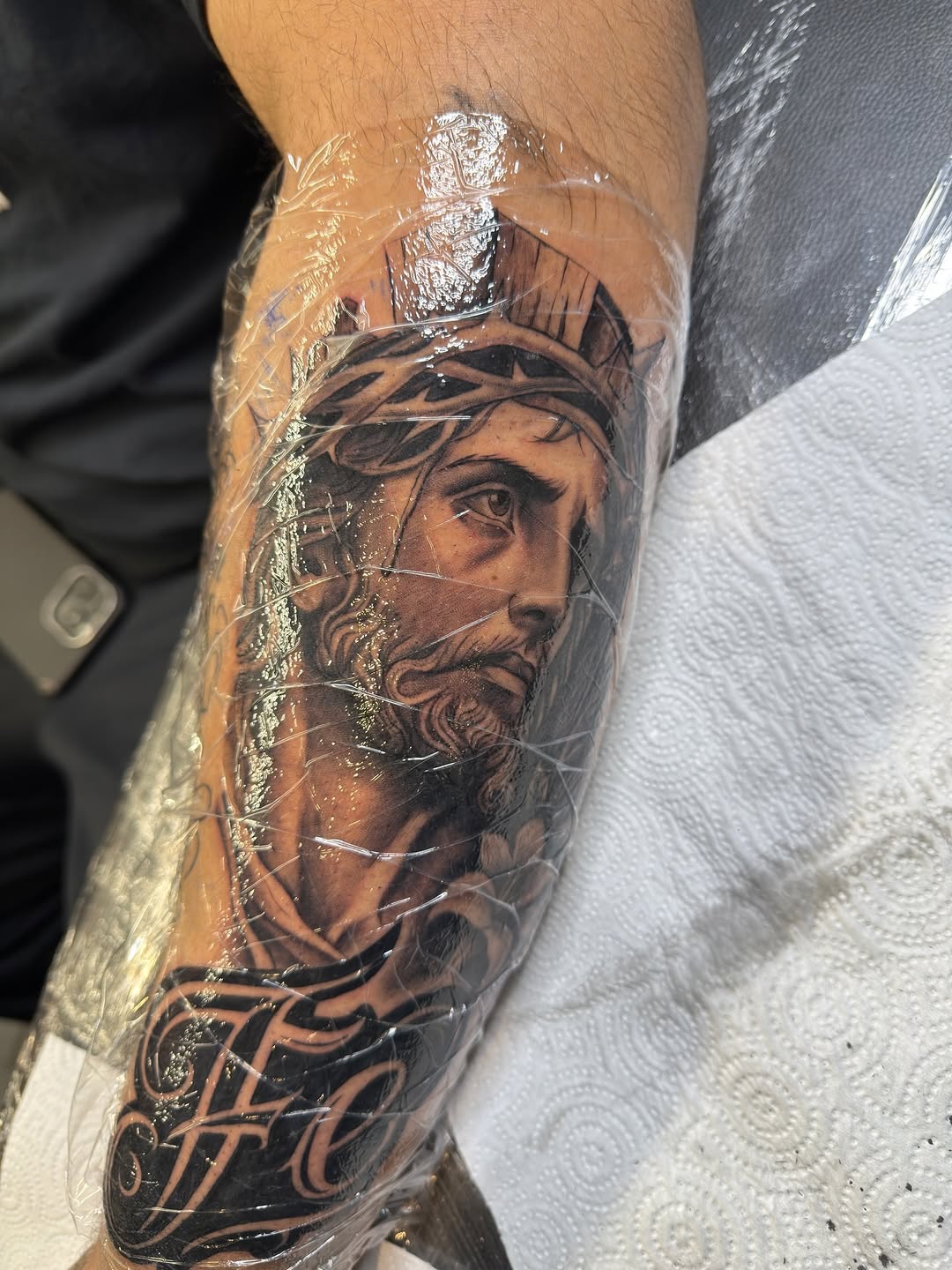 Tattoo by @bandoztattoos β realism, black_and_grey
