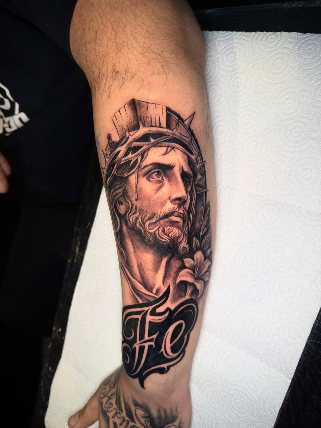 Tattoo by @bandoztattoos β realism, black_and_grey