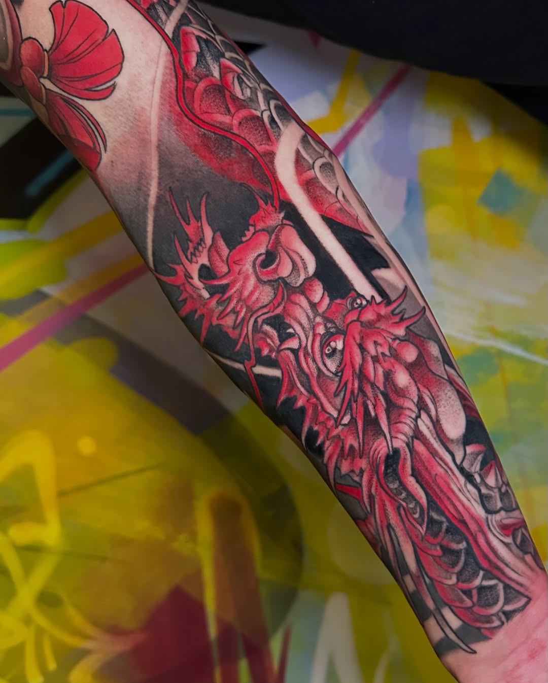 Tattoo by @paynterly.ink — japanese_irezumi, black_and_grey