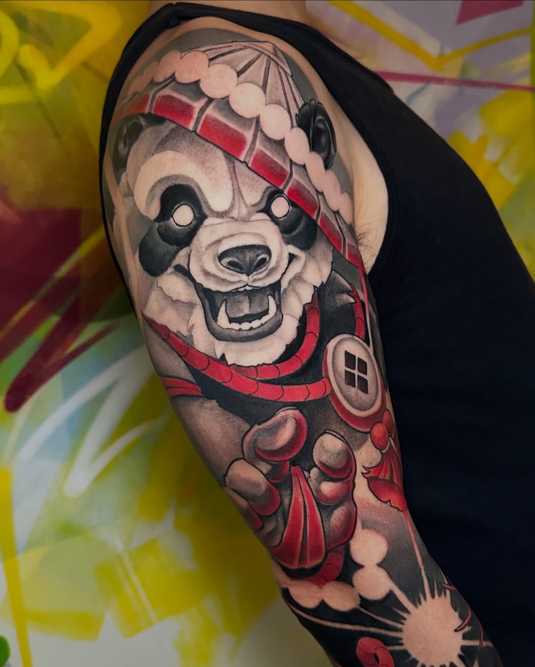 Tattoo by @paynterly.ink — new_school, black_and_grey