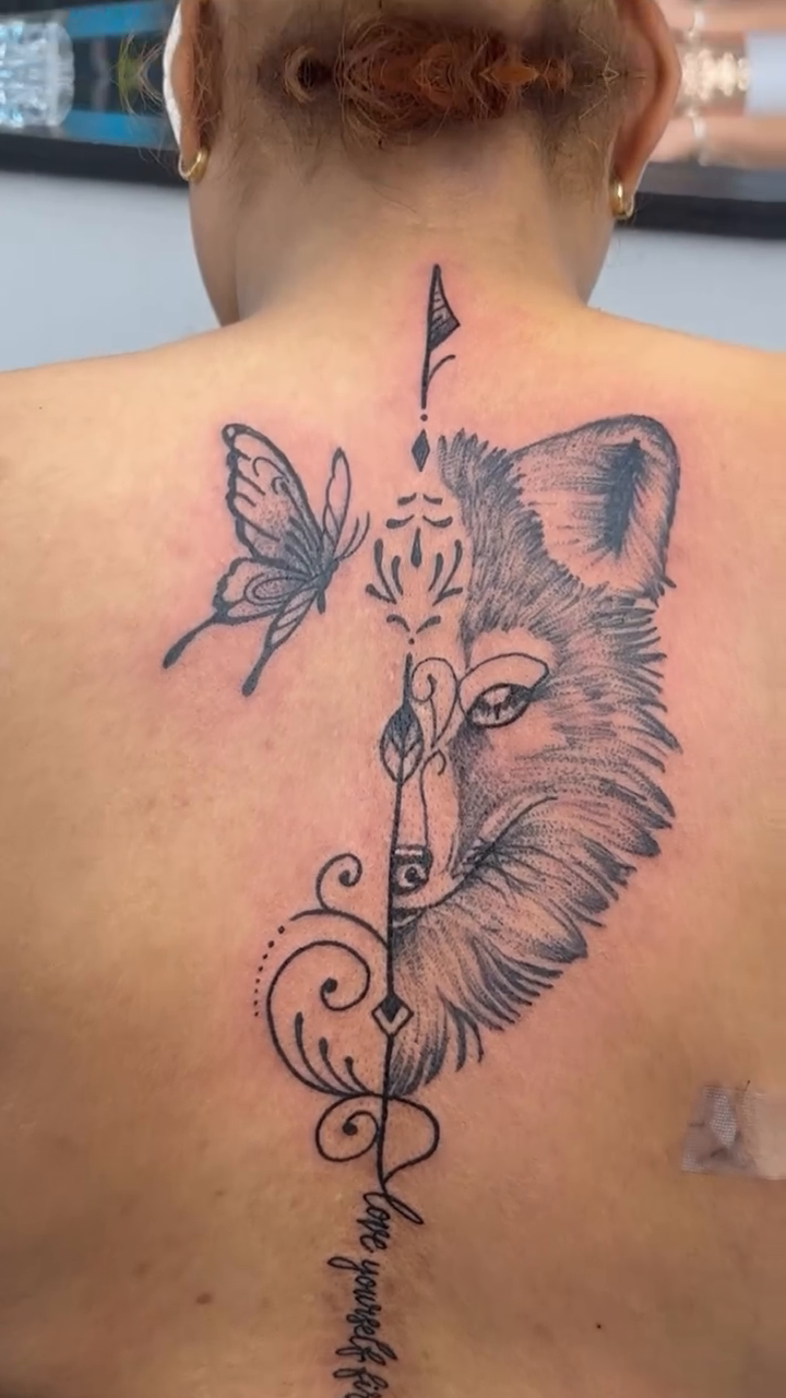 Tattoo by @thecatrinaink — fine_line, black_and_grey