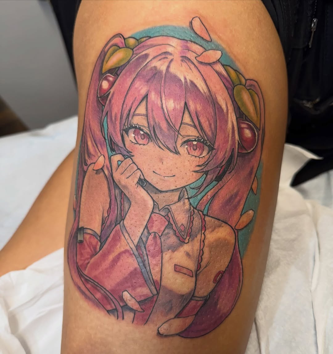 Tattoo by @todoroshetattoos — anime