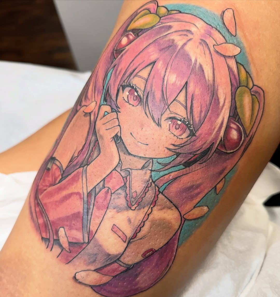 Tattoo by @todoroshetattoos — anime