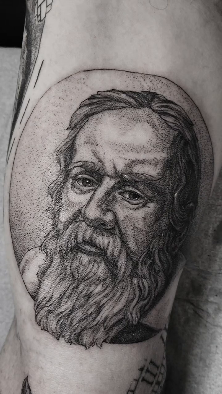 Tattoo by @matthew_barnett — realism, black_and_grey