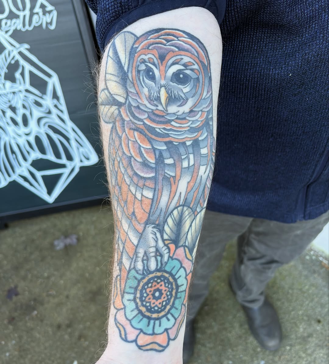 Tattoo by @fortunate_flesh — illustrative, american_traditional