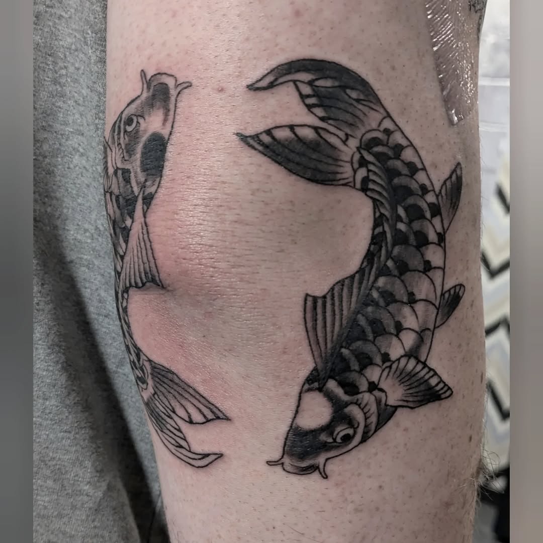 Tattoo by @crappie.tatts — japanese_irezumi, black_and_grey