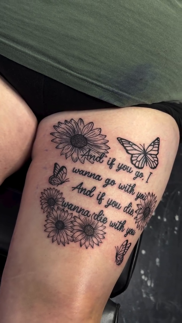 Tattoo by @august_tattz โ fine_line, lettering_script