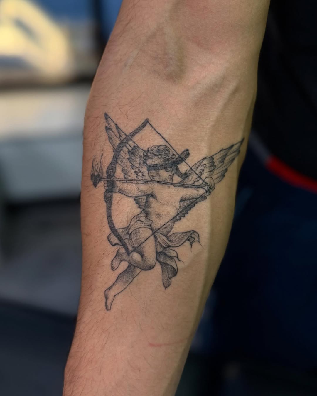 Tattoo by @carsytat — realism, dotwork