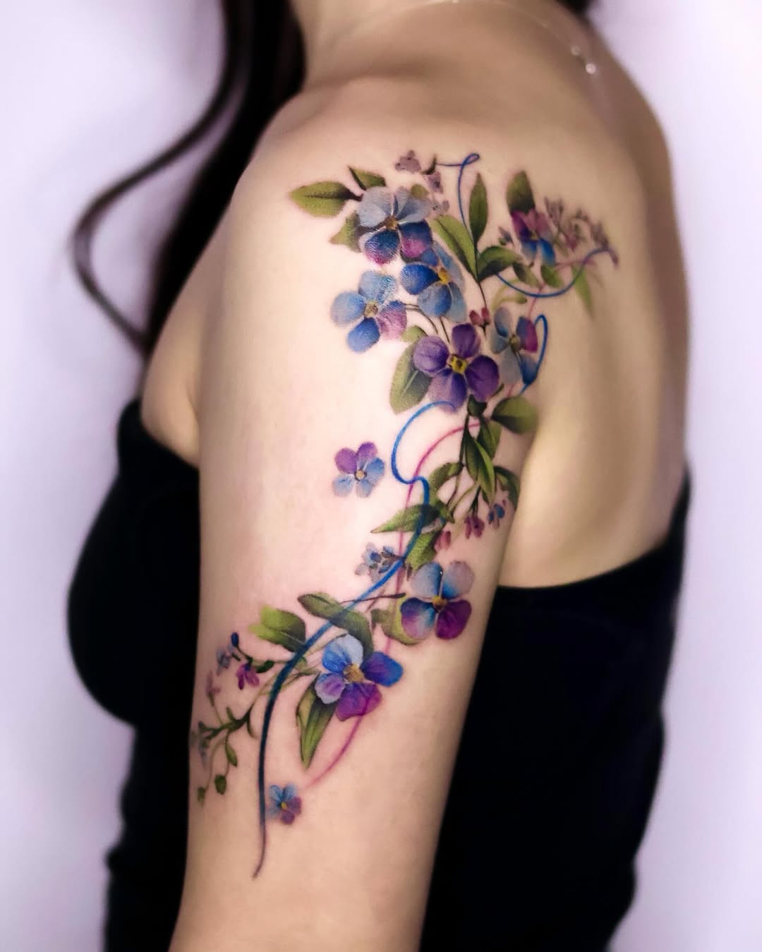 Tattoo by @kaki_tattooer โ watercolor, fine_line