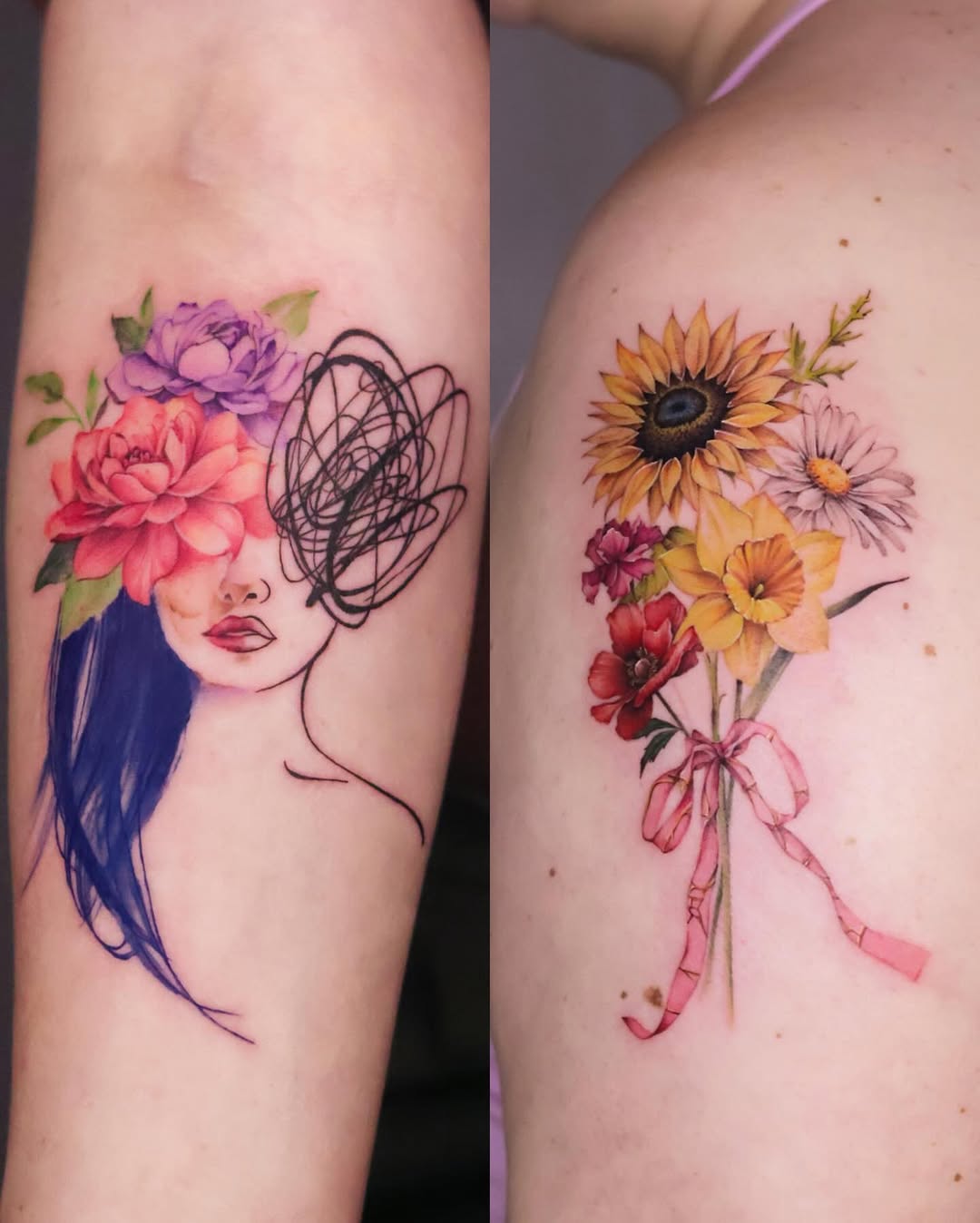 Tattoo by @kaki_tattooer โ realism, watercolor