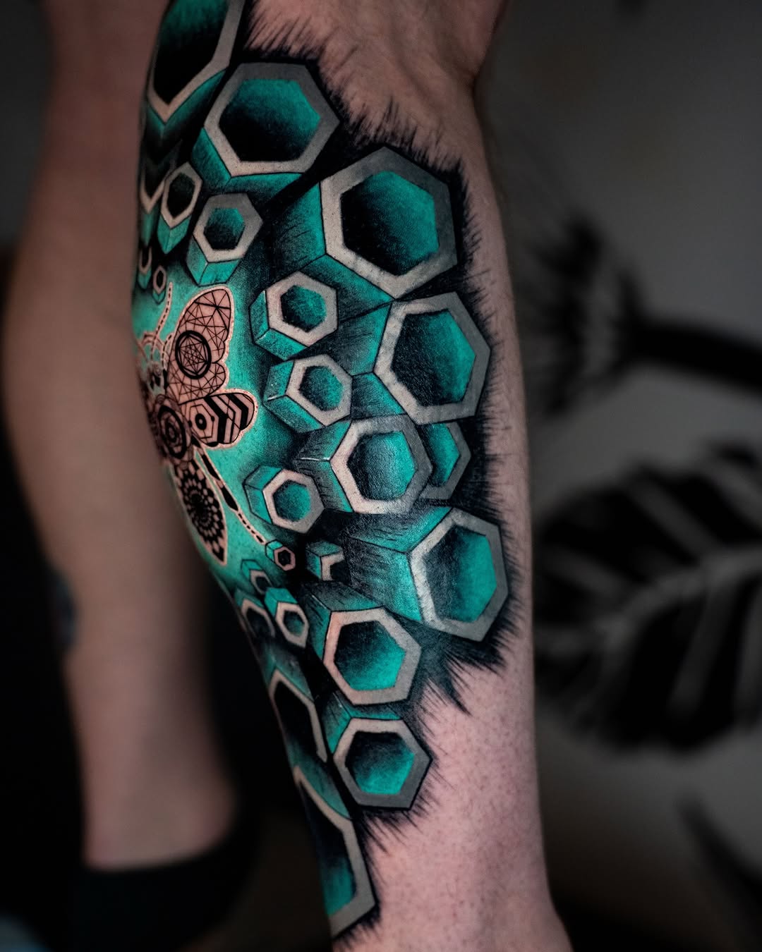 Tattoo by @bl.ink_tattooer — geometric, blackwork
