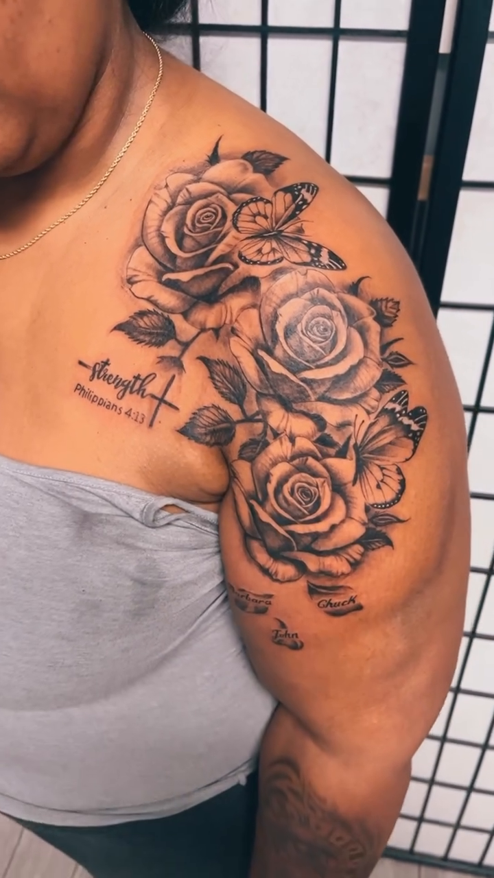 Tattoo by @mk.tattin — realism, black_and_grey