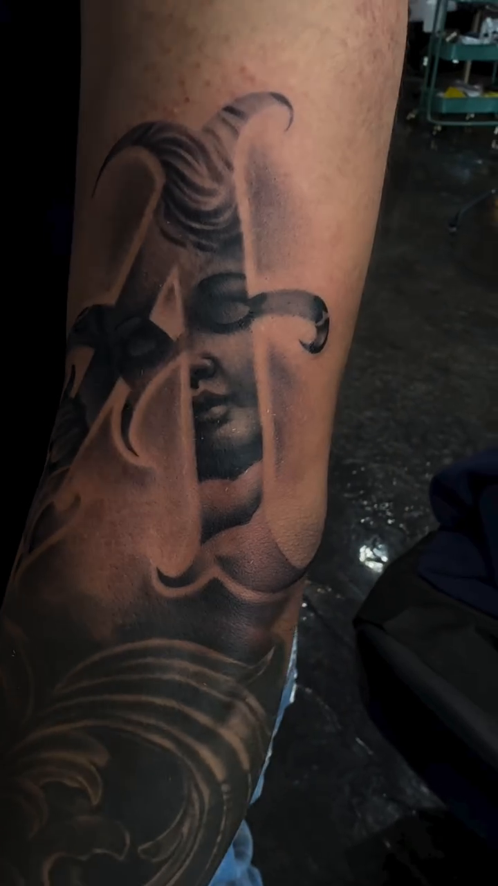 Tattoo by @tattoobern_ — black_and_grey, realism