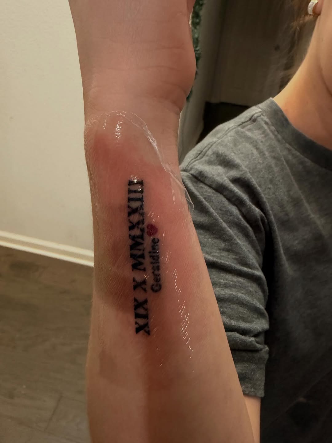 Tattoo by @tattooqueen90 — lettering_script, minimalist