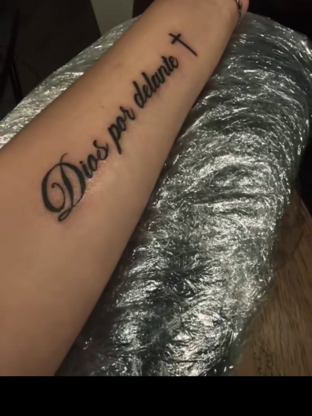 Tattoo by @tattooqueen90 — lettering_script, fine_line