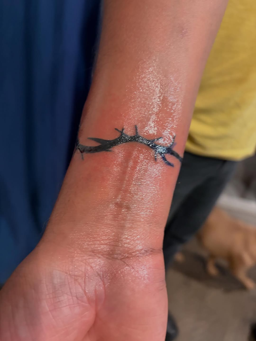 Tattoo by @tattooqueen90 — blackwork